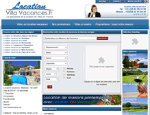 Tablet Screenshot of location-villa-vacances.fr